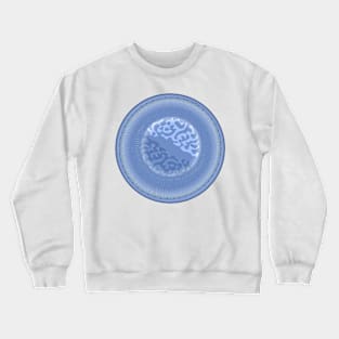 Cyclotella litoralis (Blue) Crewneck Sweatshirt